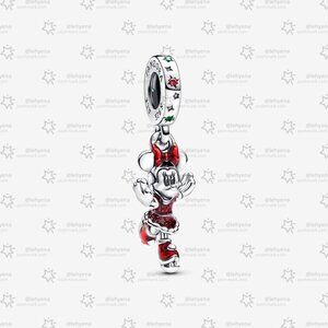 Pandora Minnie Mouse Ice Skating Dangle Charm